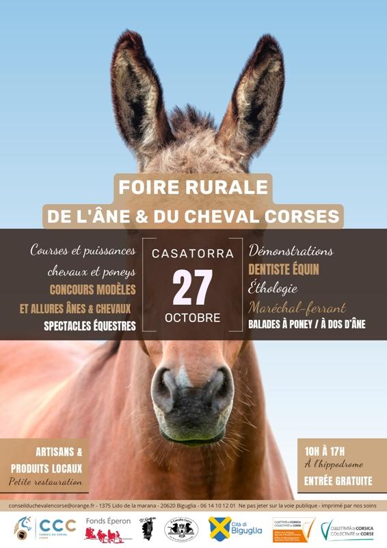 Foire rurale de l'âne et du cheval corses